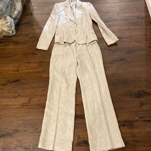 Mango Cream Blazer and Suit Set